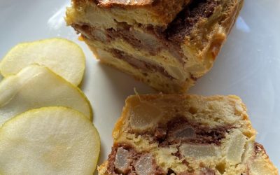 Plumcake con pere e cioccolato